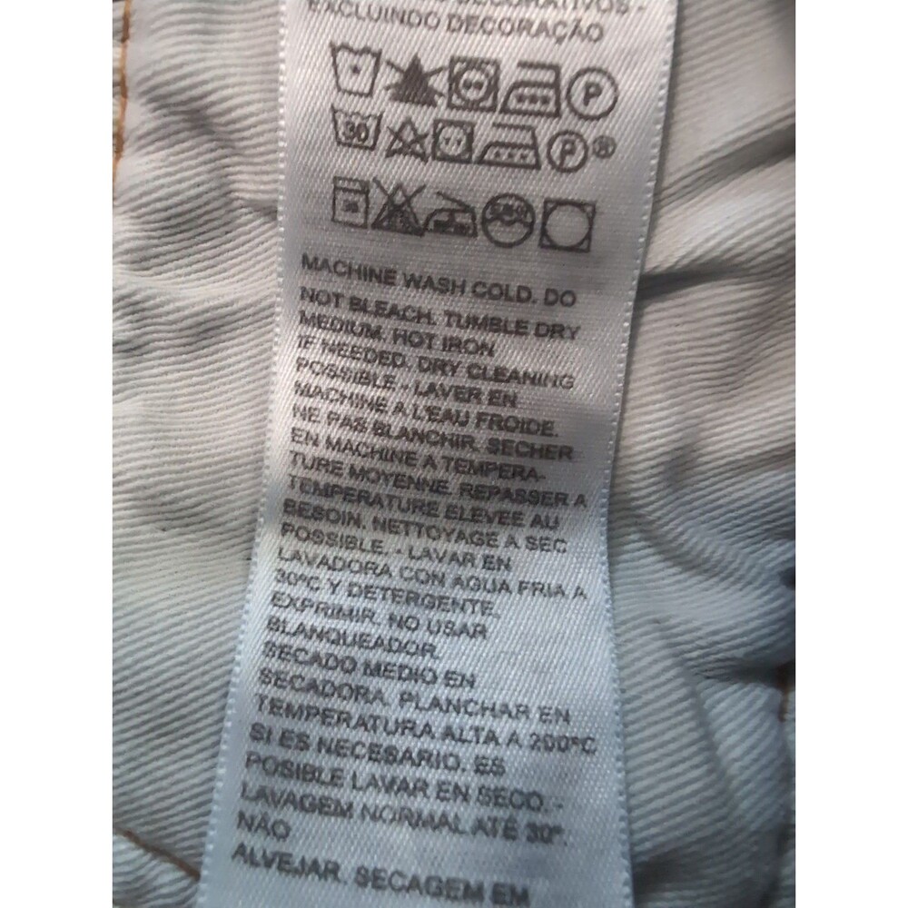 LEVI'S 501 BUTTON FLY JEANS  MEN'S SIZE 38x32(36x32 Actual )BLUE DENIM  EUC - Picture 9 of 15